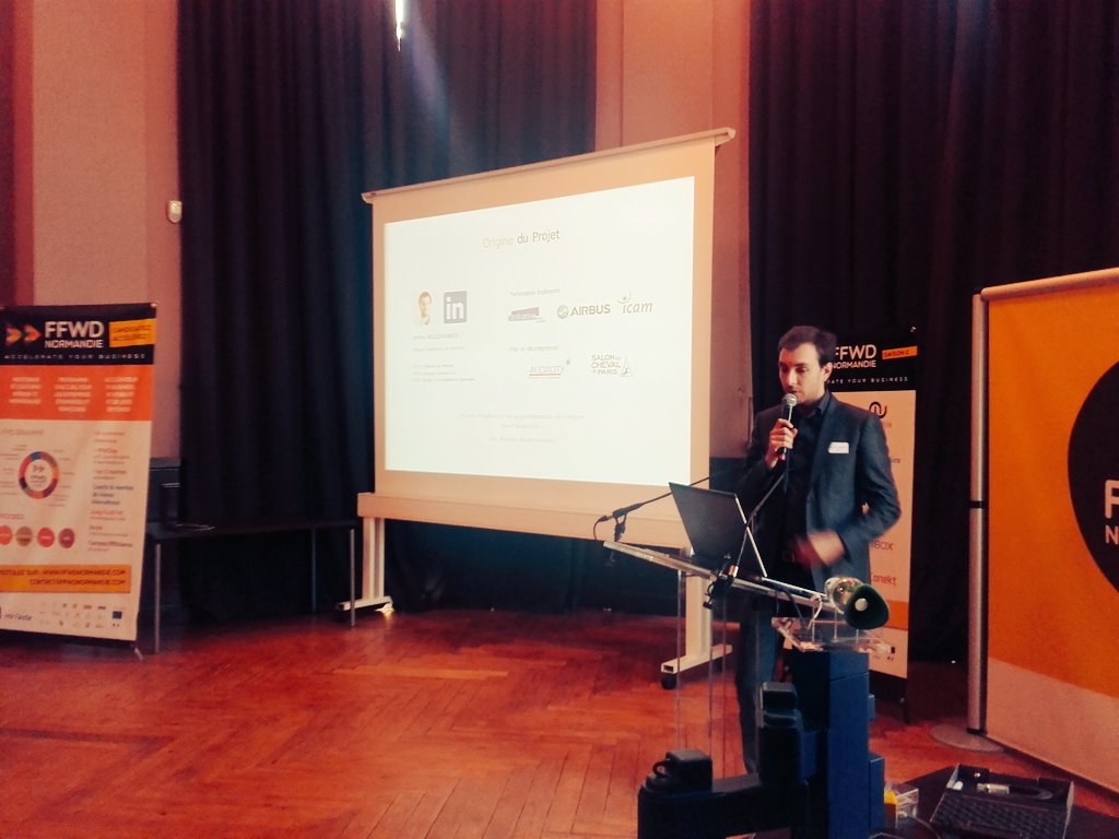 FFWDNormandie's tweet photo. Arthur de @Mandtis1 , startup qui invente le futur du crampon !
#FFWDAY https://t.co/FG7TCO14S9