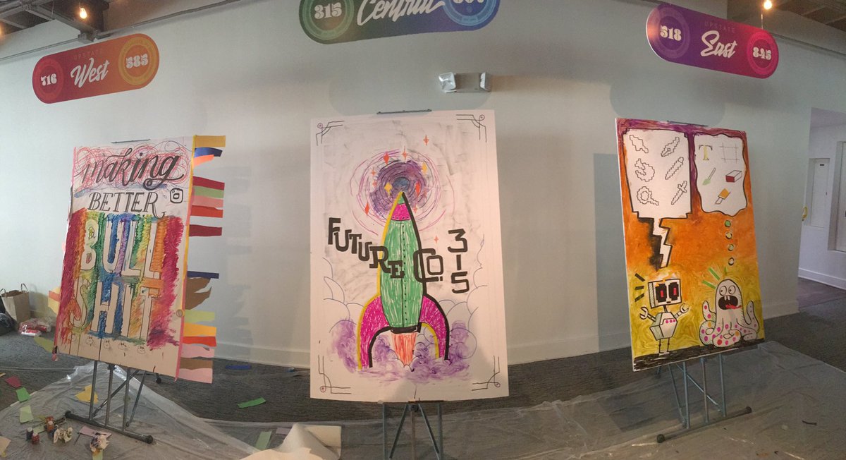 CinderDesignCo's tweet image. Time to judge! Its an easy decisions to us! #518 #CreateUpstate #robotsneedlove