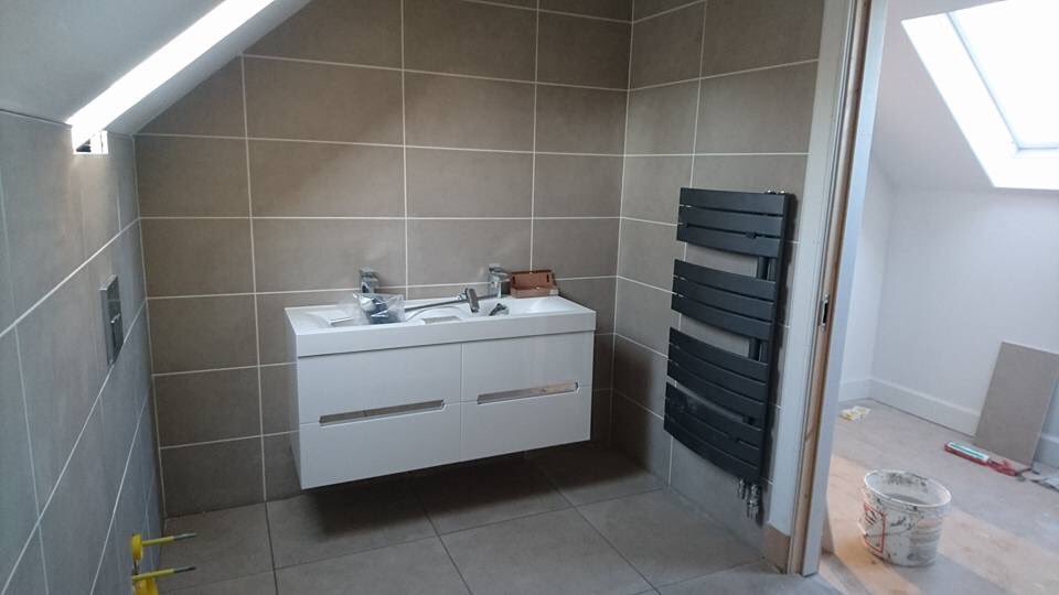 proftiling's tweet image. Recent new build finished ! @SchluterSystems @BALtiling @Collinson_ltd