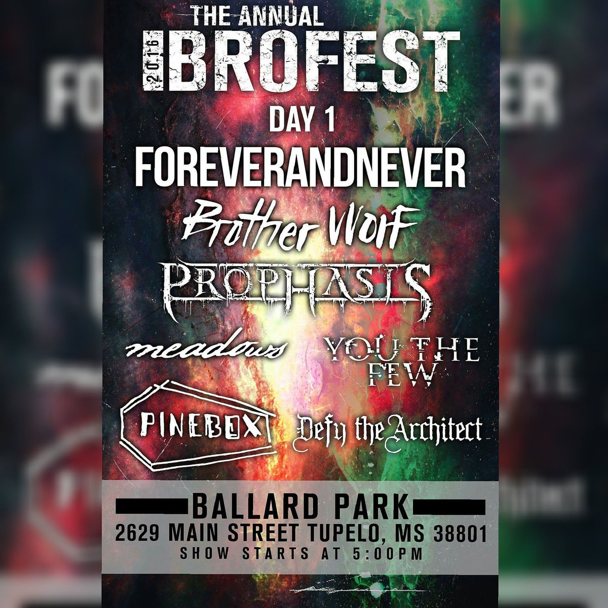 ProphasisBand's tweet image. This is tomorrow! People of the southeast. Come hang out!