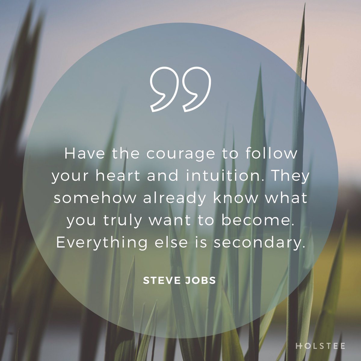 Really ask yourself what you want; chances are, you already know.