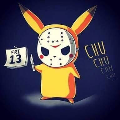 False_Empire's tweet photo. Happy Friday the 13th! Remember the rules of surviving a horror movie are don't have sex, don't do drugs or drink, … https://t.co/PUOIW9KhzX