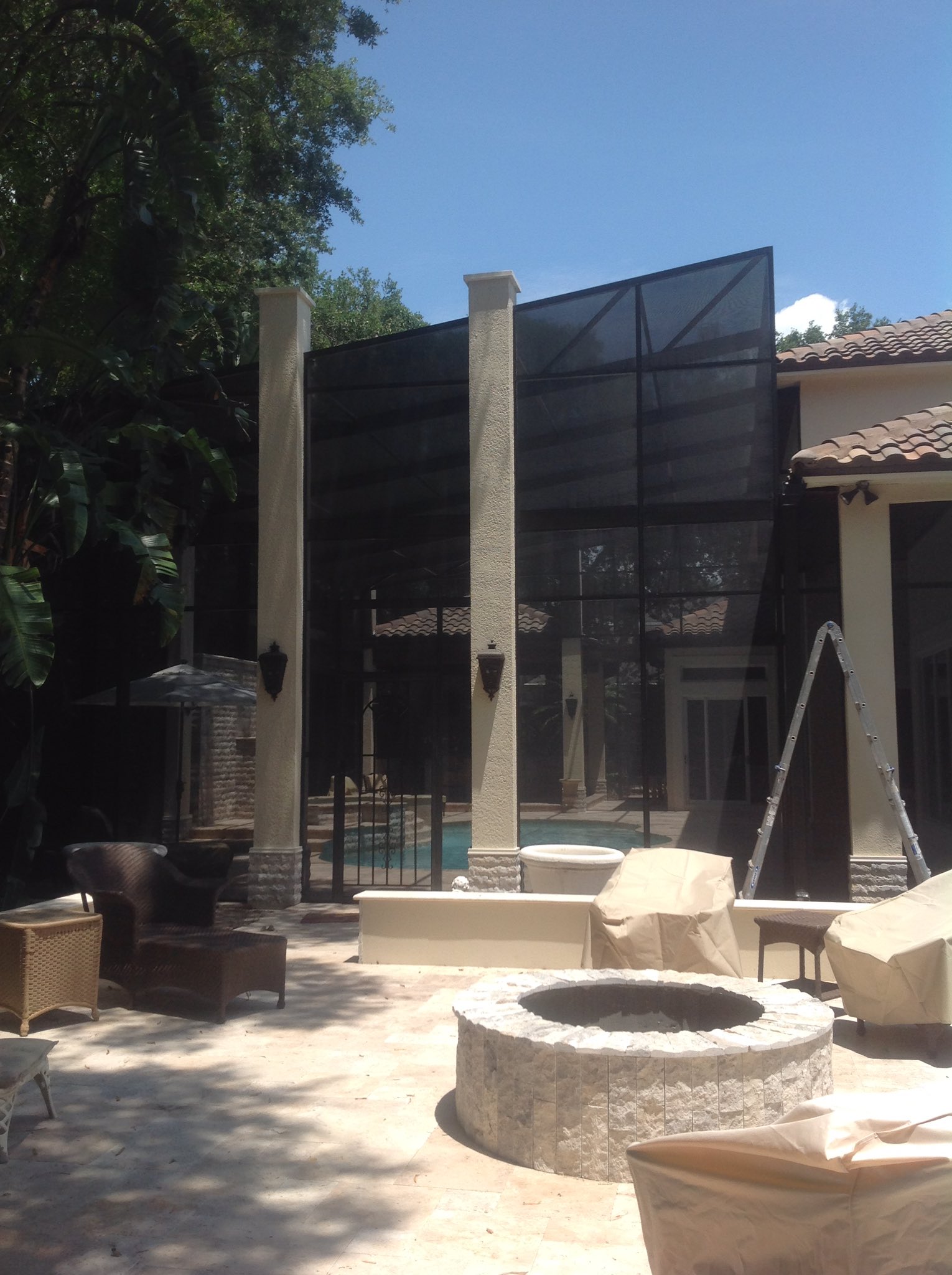 Tampa Screens on Twitter "Another BEAUTIFUL job, surpassing customer