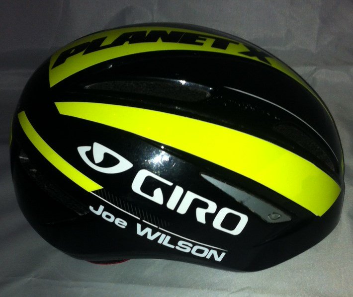Fluoro helmet decals for @PX_Northside rider joe,in keeping with the <a href="/planetxbikes/">Planet X Bikes</a> nd <a href="/GiroSportDesign/">Robbie</a> 2016 sponsors
