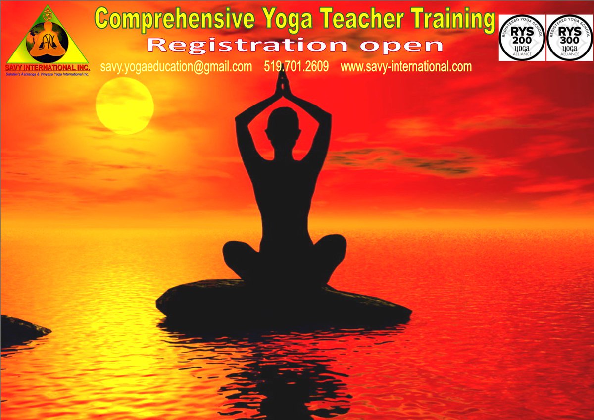 savyyoga's tweet photo. #RYT200 #RegisteredYogaTeacherTraining #Registration #Event
Book your RYT200 today for $1795
https://t.co/IaYOx9SnnW https://t.co/hjjCVXnI1j