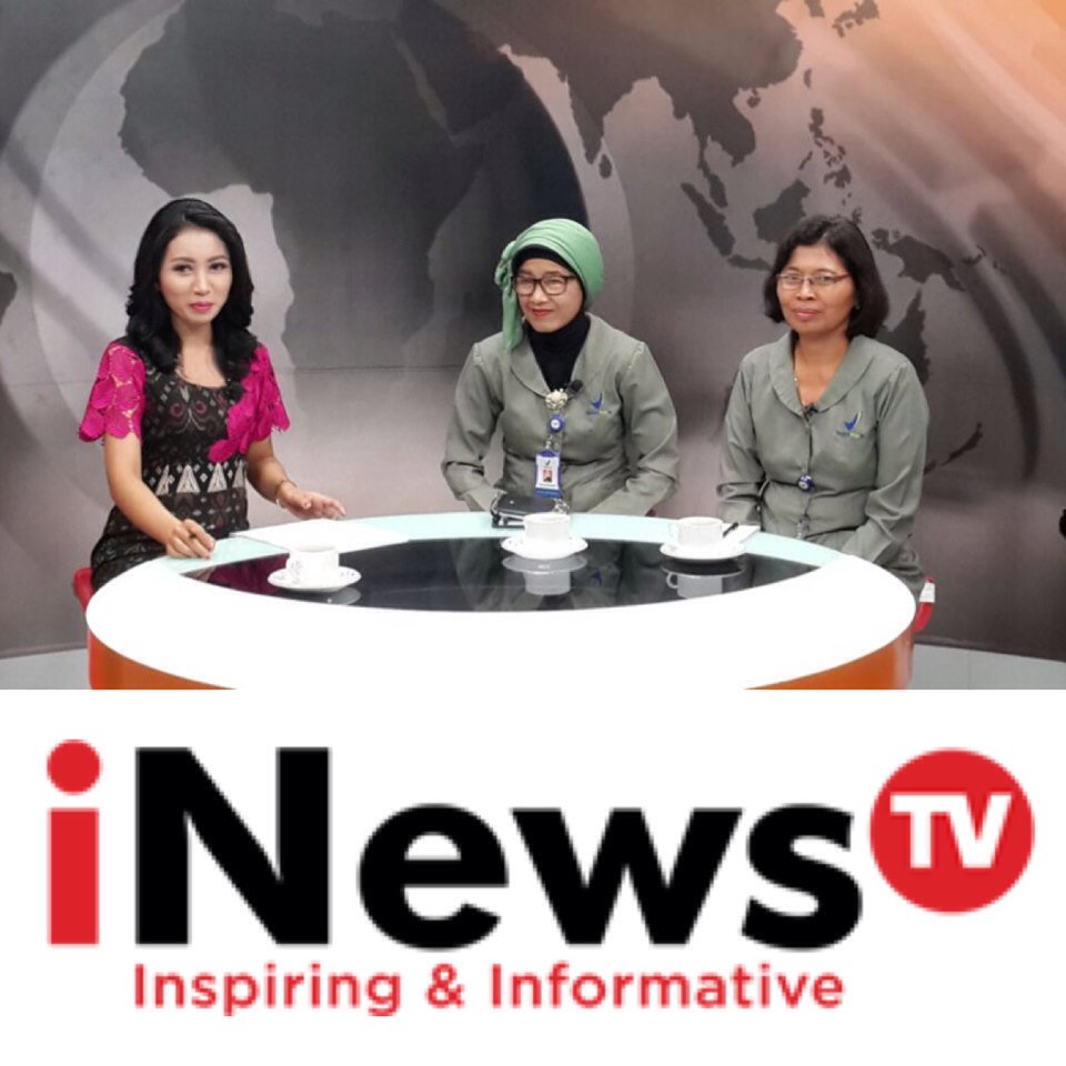 BPOMDenpasar's tweet photo. Ka Balai &amp; Kabid Serlik @BPOMDenpasar interaktif di iNewsTV ttg Keamanan Pangan @BPOM_RI @RoySparringa @WidoEndang https://t.co/V9XeEMdyGu