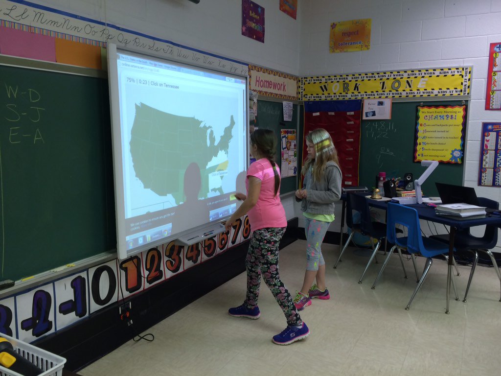 Can you locate all the states in the southeast? My class can!