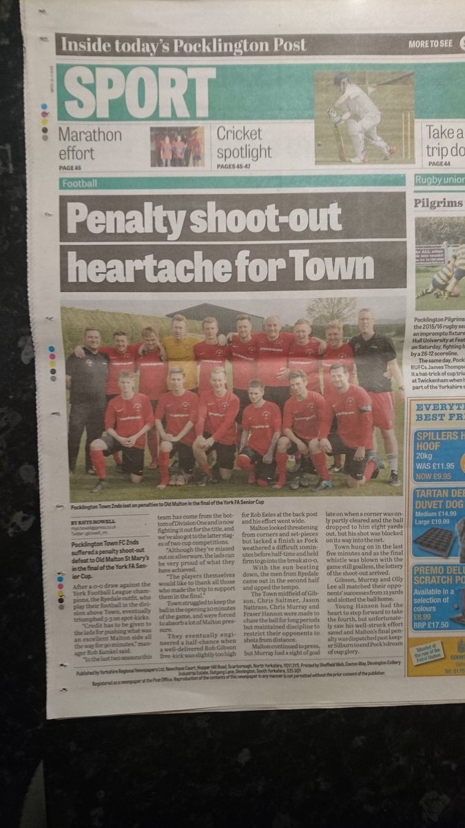 Many thanks to the <a href="/PockPostSport/">PockPostSport</a> pages for their support &amp; coverage over the season #Summerbreak #yourlocalpaper