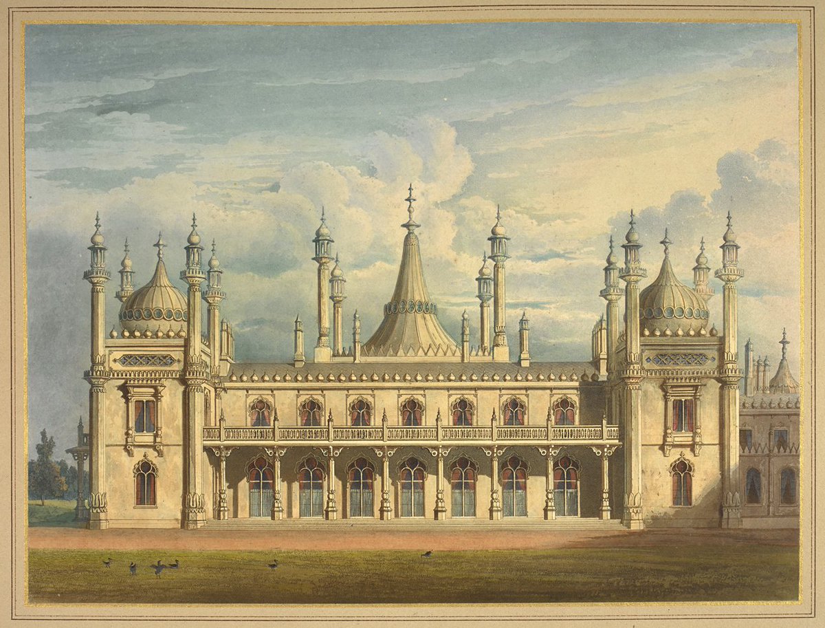 Architect John Nash died #onthisday in 1835. Here’s one of his best-known buildings, the Royal Pavilion in Brighton