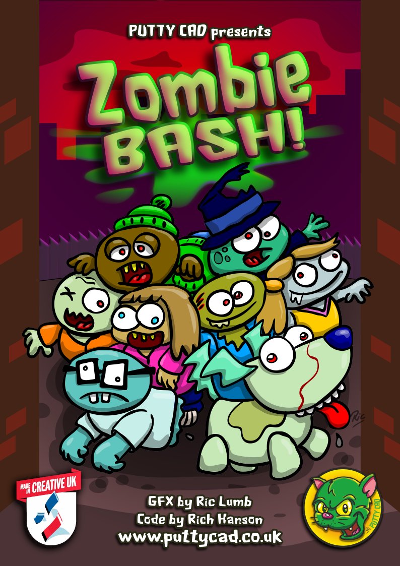The Zombies are almost here! Get ready to bash them! #ZombieBash #PuttyCADGames #games #gaming #FREE #Android
