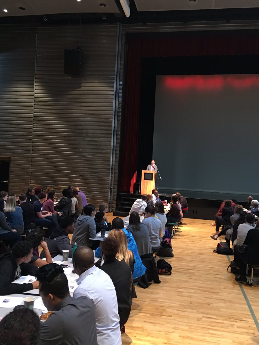 PeaceHubChicago's tweet photo. Eddie Bocanegra from "The Interrupters" with an awesome keynote address. #Impactyouth2016 https://t.co/c7mNAT6X06