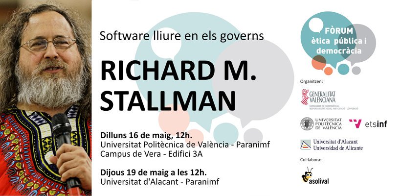 Una gran oportunidad para conocer al padre del Software Libre.