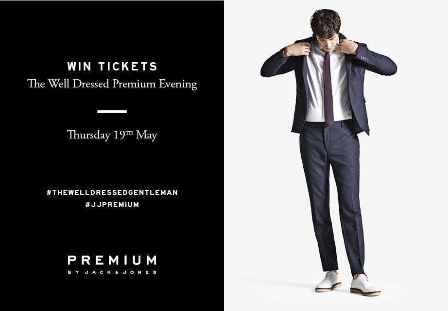 popchipsIreland's tweet photo. another 2 tickets 2 giveaway 2 the @JackandJonesIRE #welldressedpremium winner announced monday #follow #rt to #win. https://t.co/vfhv6YGpkf