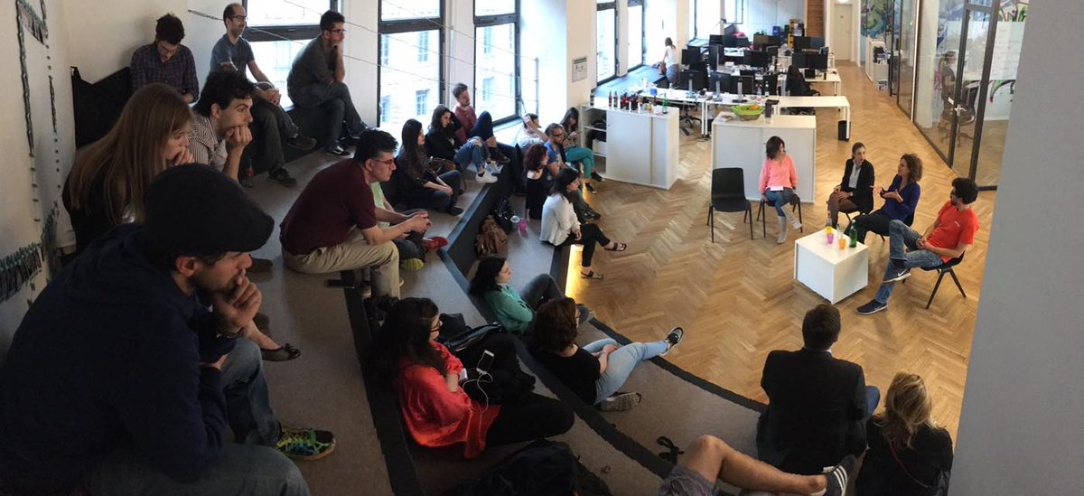 Ideastartup1's tweet photo. #talk w/ Italian country managers from @Movinga @Campanda_GmbH @Lesara_online.Thx @number26 @digItalyBerlin #startup https://t.co/a1XiVWtOVt