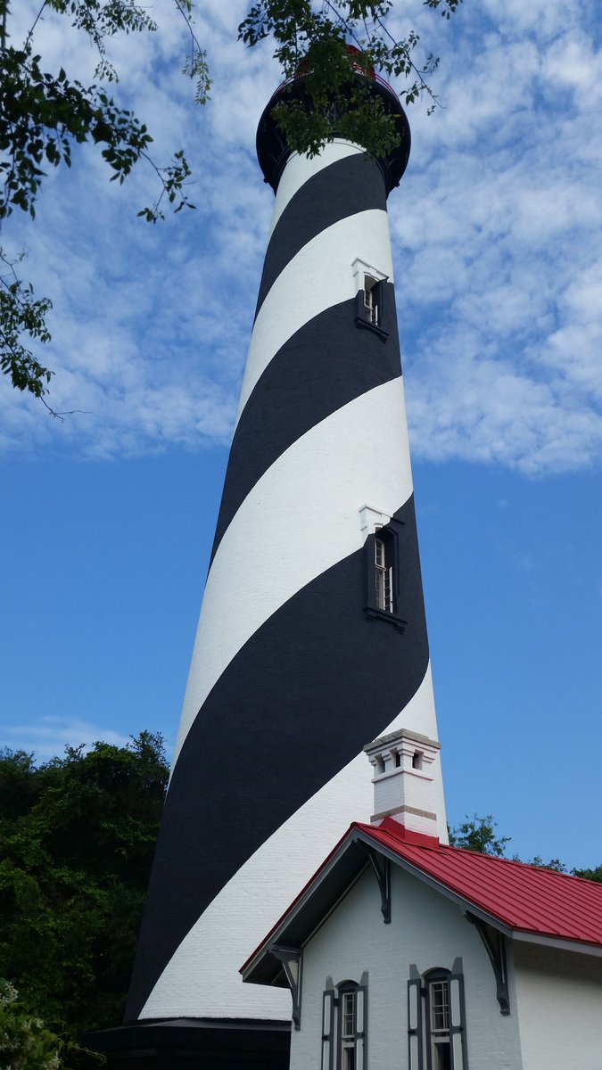 SCMartin4th's tweet photo. Visiting the St Augustine Lighthouse today. #219steps https://t.co/Cgyy9qcYgR