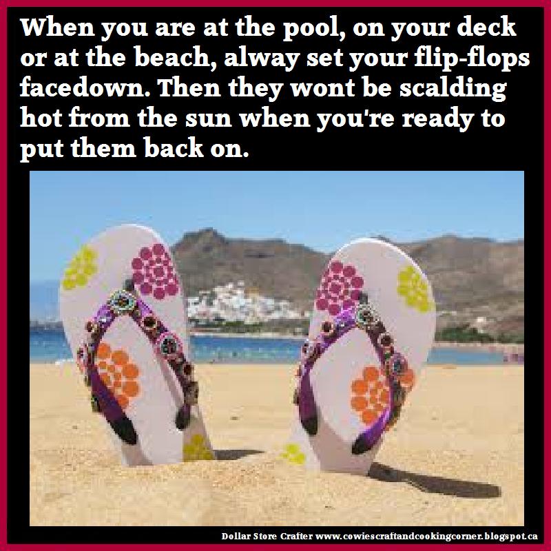 DollarCrafter's tweet image. No More Burnt Feet ~ Beach Hack 
LINK&amp;gt;&amp;gt;…wiescraftandcookingcorner.blogspot.ca/2016/05/no-mor… #flipflops #beachhack #whydidntithinkofthat #hacks