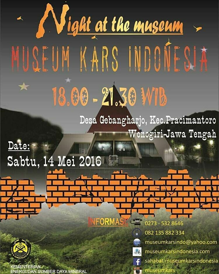 Sesuk sing selo tak tunggu ning museum kars yo, lik. Mbok menowo patunge obah koyo nggon pilem kae :|