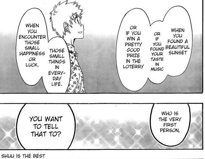 Shourii's tweet photo. #Nisekoi #ch217 in which Shuu once again proves that he's the best character in this manga ;P https://t.co/HTMknStxuj