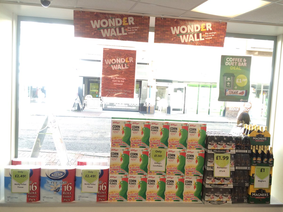MyLocalWeekSt's tweet image. Back beat the word is on the street that the Wonder Wall is here to stay. 
GREAT OFFERS IN STORE
#maidstone