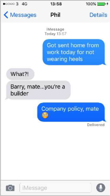 RightGuardUK's tweet photo. #HeelsGate #NoHeelsPlease https://t.co/MdxMg2wAJ5
