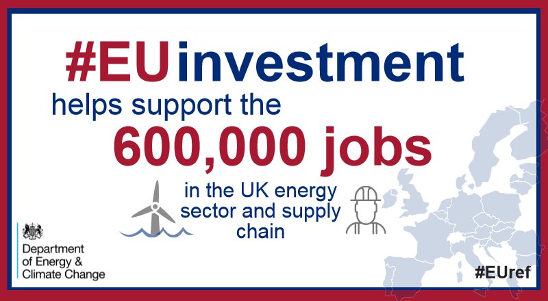 As the UK’s biggest source of foreign investment in #energy, the #EU helps support British jobs #EUref #EUinvestment