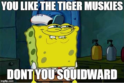 WDTigerMuskies's tweet photo. Even SpongeBob is on board with #Muskonsin! https://t.co/GKeS3josao