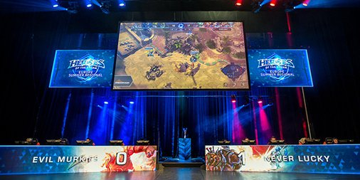 DreamHack's tweet photo. A 2-1 win for @EvilMurkies ! They take the 3rd and final map. More @BlizzHeroes coming up! https://t.co/RSNdTZKqxp https://t.co/vCA8Jhjxo6