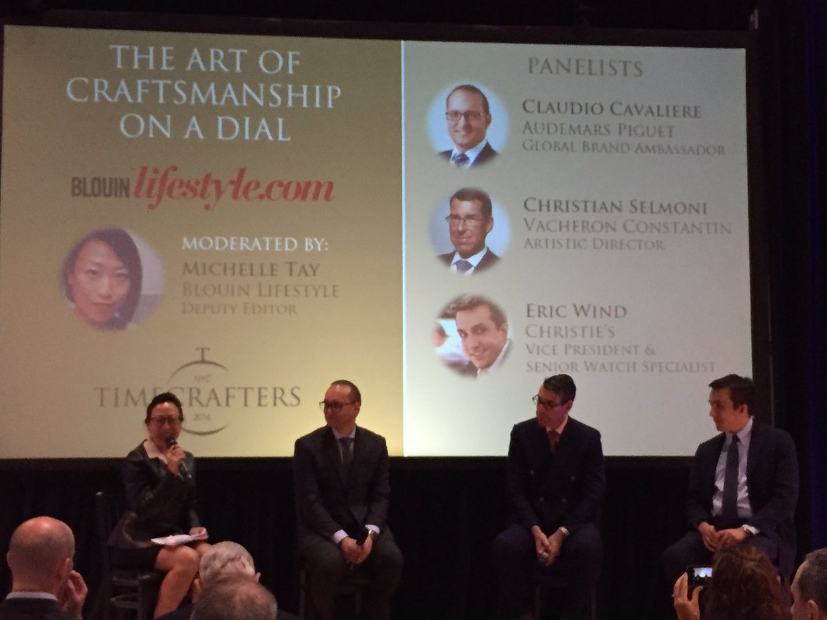 The Art of Craftsmanship on a Dial - First panel of the day at #timecrafters by Blouin Lifestyle