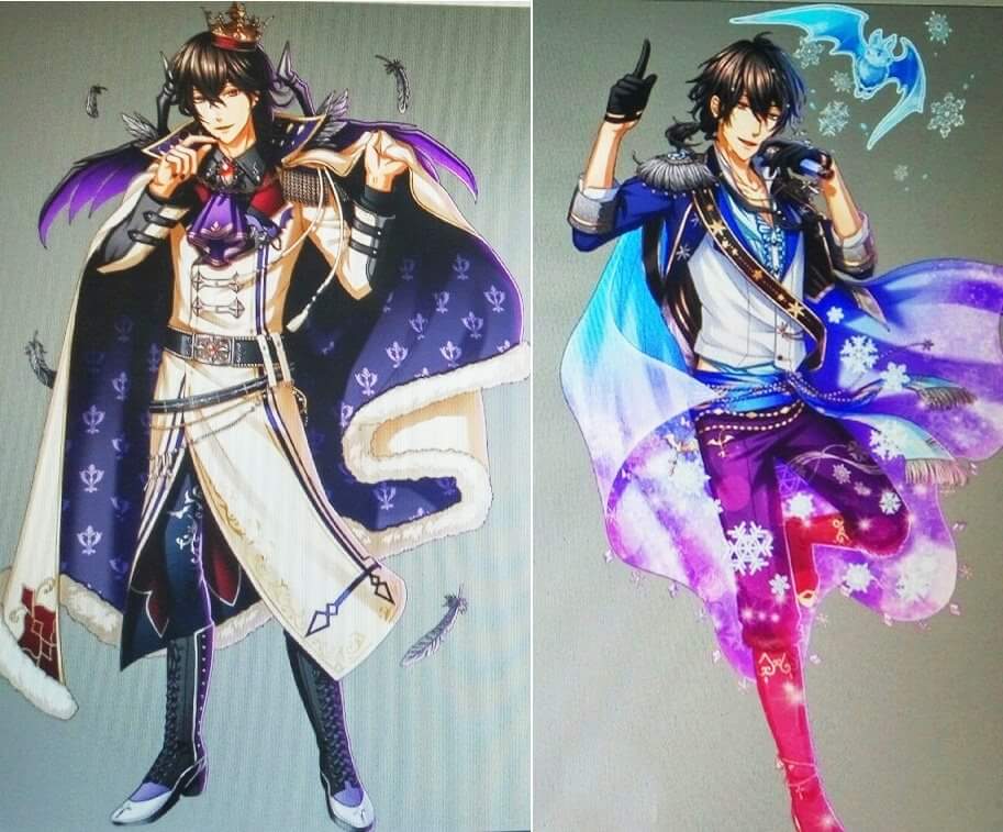 夢100朔間零と深海奏汰の立ち絵すごく綺麗！！！！！！