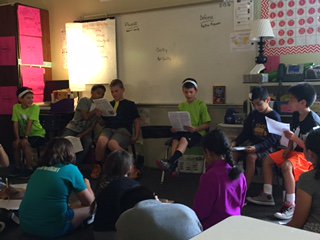 josiestew's tweet photo. @DWEdublin @DWE_Chatman Mrs. Chatman's class giving opinions in a trial format!  Reading, writing and mock trials! https://t.co/aV3hcWcE75