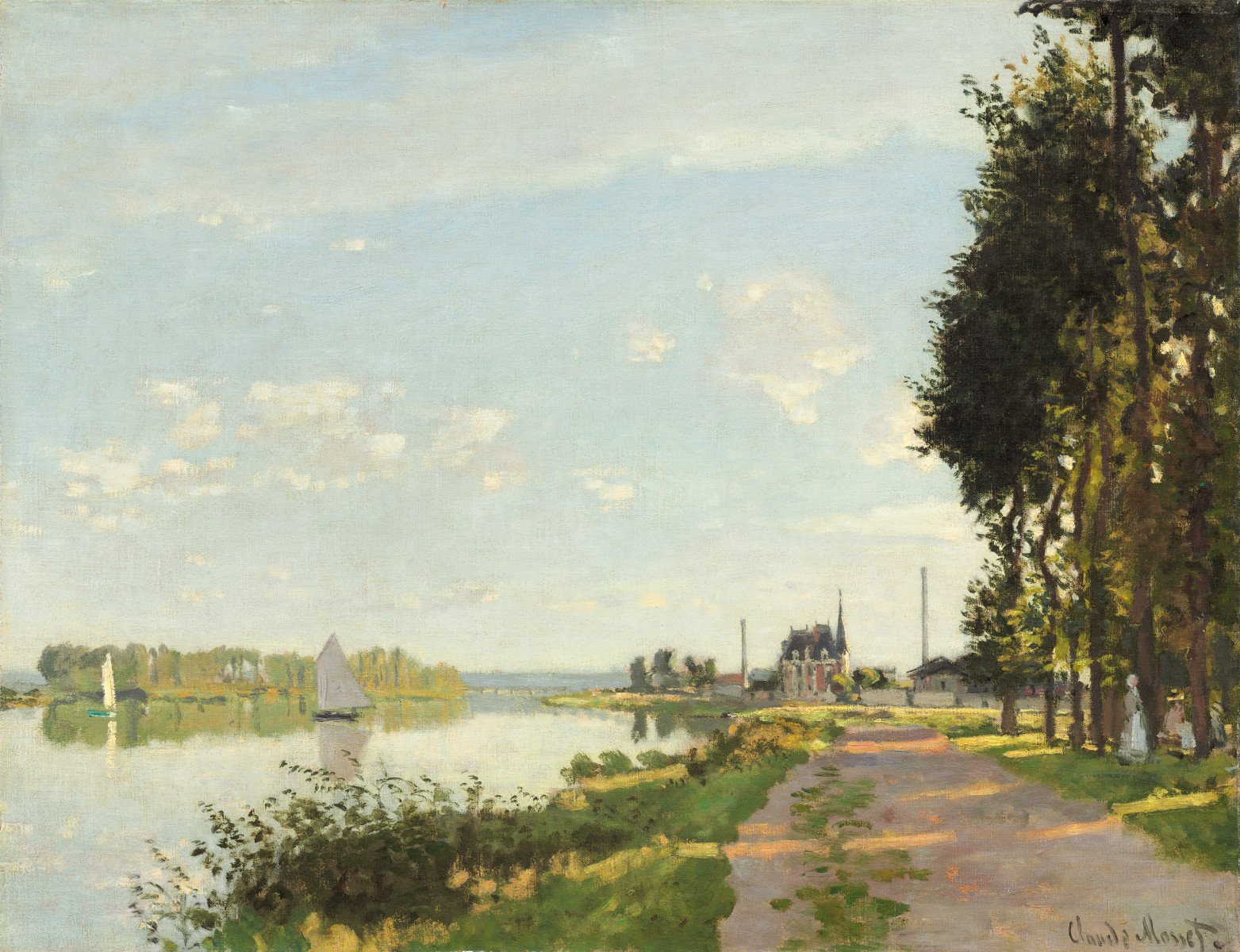 National Gallery of Art on Twitter: "Claude Monet moved to Argenteuil, the new hub of impressionism, in 1871, painting this scene soon after arriving.… "