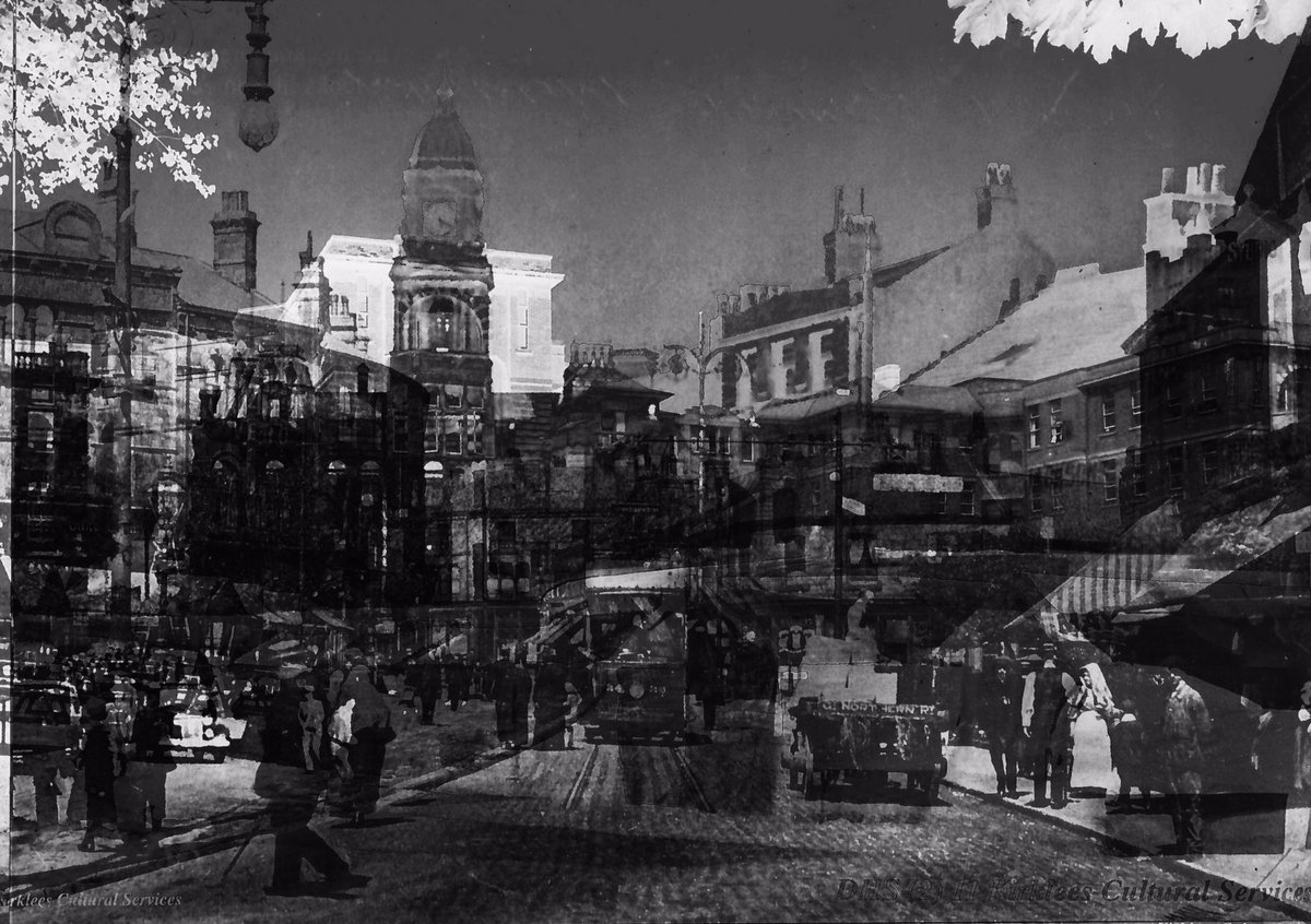 Dainite_Soul's tweet photo. Sneaky peak! Final major project work from Vis Com. Another 99 images of old and new Dewsbury will be in #show2016 https://t.co/aZmiP8h9lJ