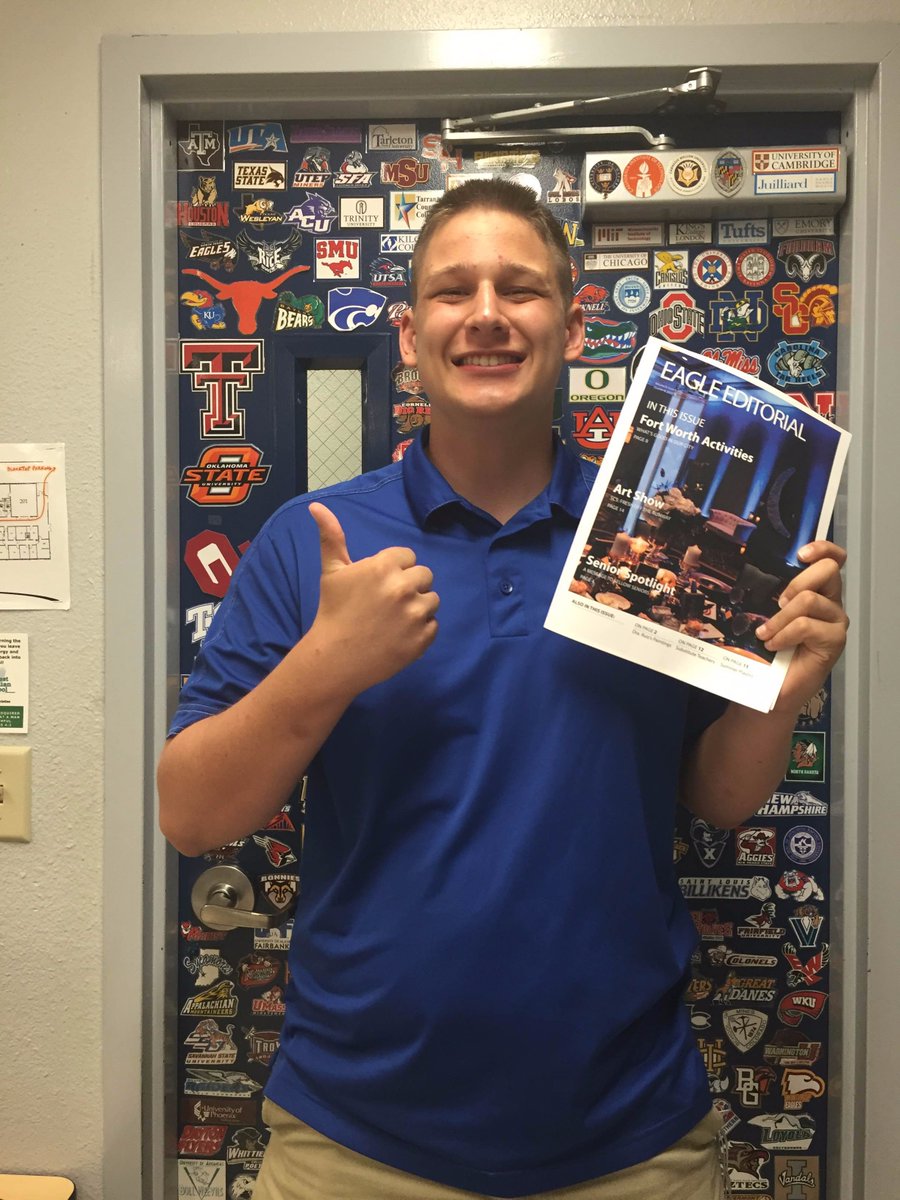 scs_yearbook's tweet photo. The Yearbook Staff can't put down this years last copy of @eagle_editorial! You guys rock https://t.co/EkcSjRYHE8