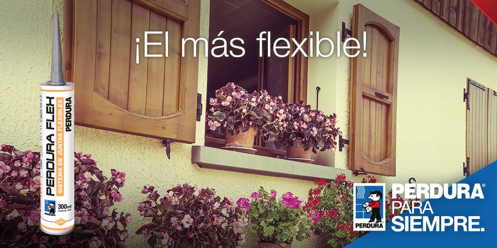 Perdura Flex está listo para usarse y es capaz de absorber movimientos ¡Úsalo en tus ventanas de madera!