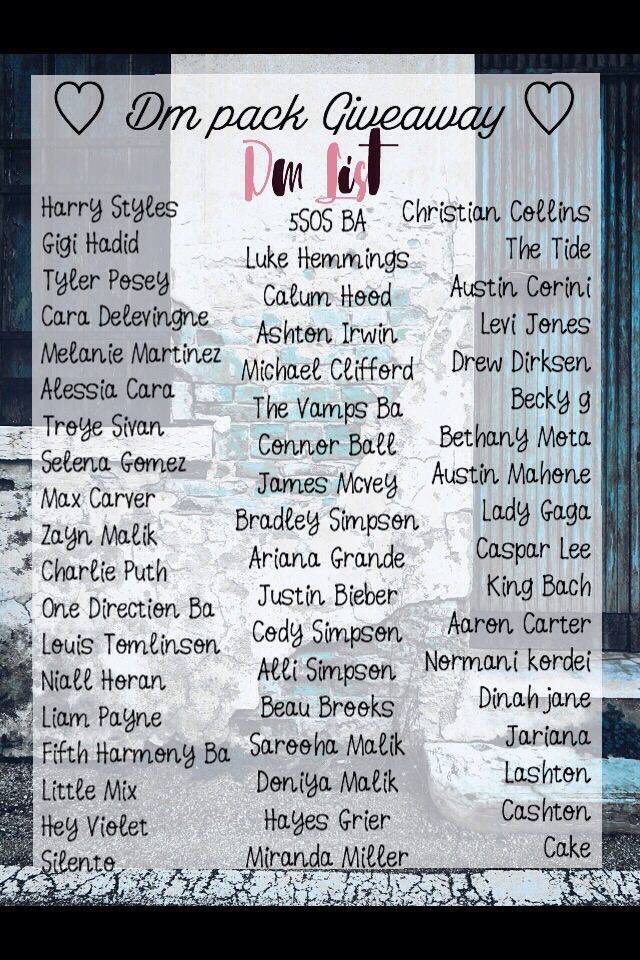 zarryangxl's tweet photo. I want to win @sassygiveaways dm pack giveaway #sassygiveawaysdmpack

🐝SAVED ACCS ARE ALLOWED🐝

Plz RT 🦄 https://t.co/LeslA6zQfK