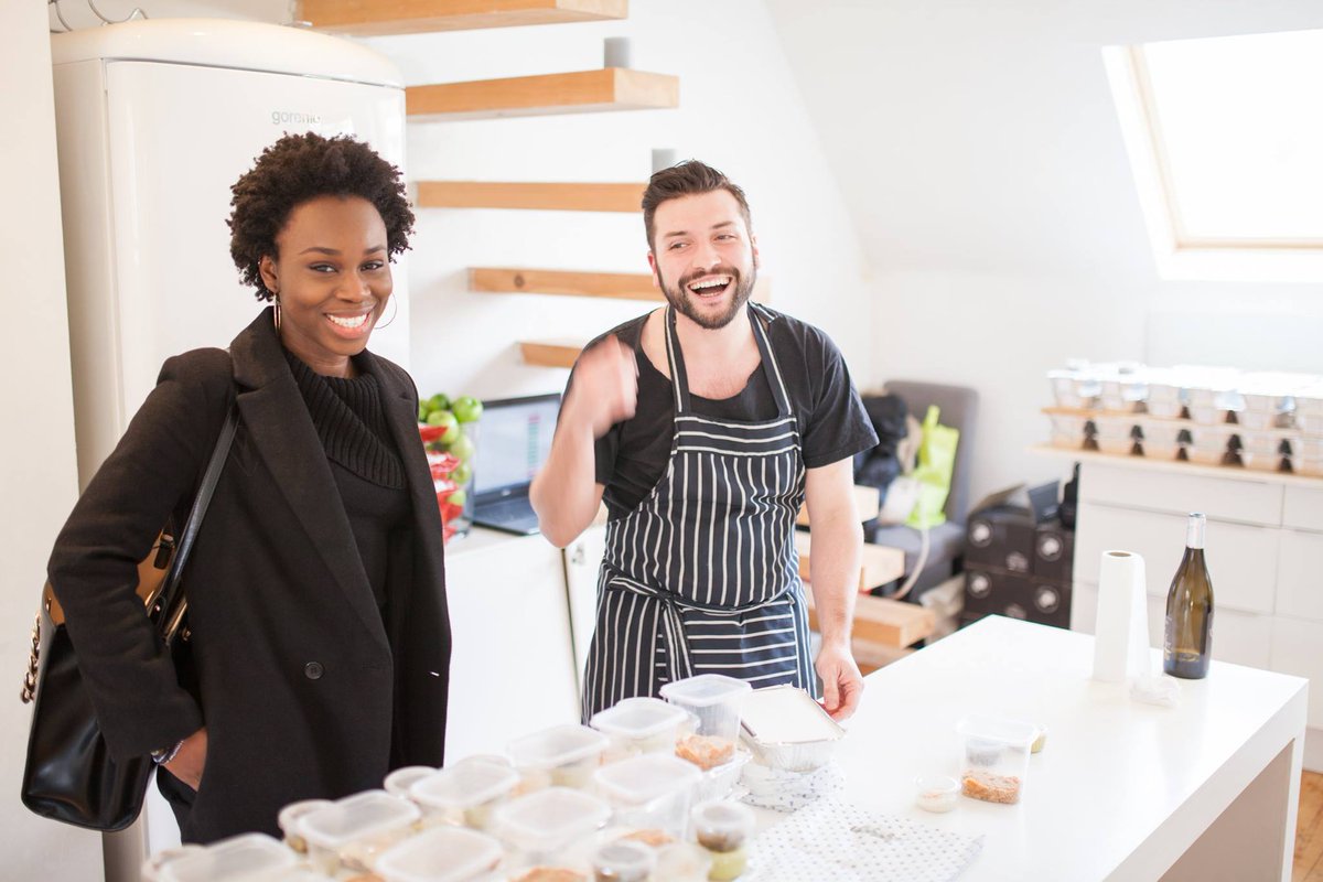 Real food, real people. Bring the noise, London! #FirstTweet #MenuNextDoor #startups #community