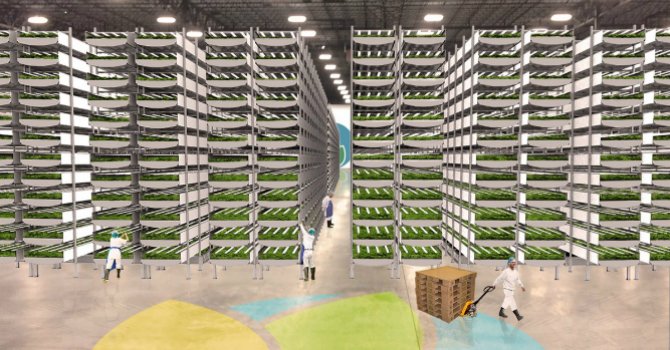 World’s largest VERTICAL farm can produce up to 2 million pounds of greens a year! - glblctzn.me/1SdGnT4