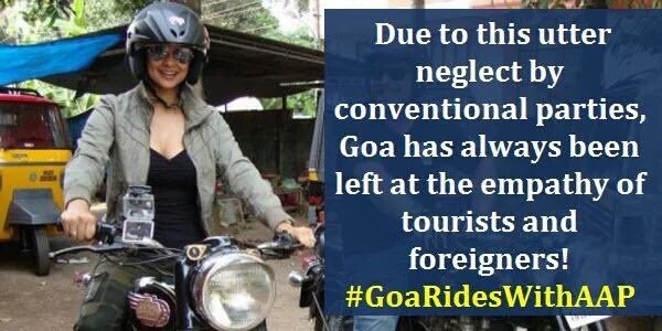 RituRahul's tweet photo. #GoaRidesWithAAP trending nationally
And one day @AAPGoa will win Nationally..☺☺☺ https://t.co/MbHHQ1CEIj