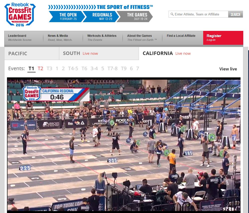 TowelTech's tweet photo. https://t.co/kPPfieRXCg live video feed of California Day 1 Regional of #CrossFitGames #crossfit #FitnessFriday https://t.co/IR5Bfk3Yrd