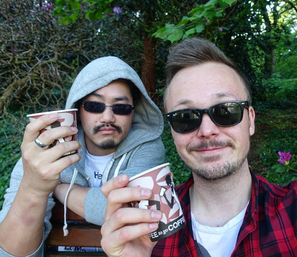 Vuko's tweet photo. Die Chiller vor dem Herrn 😎 The chillers in front of the #Lord (German saying 😆) #dailydeutsch #learngerman #getger… https://t.co/WAy8GNBcr2