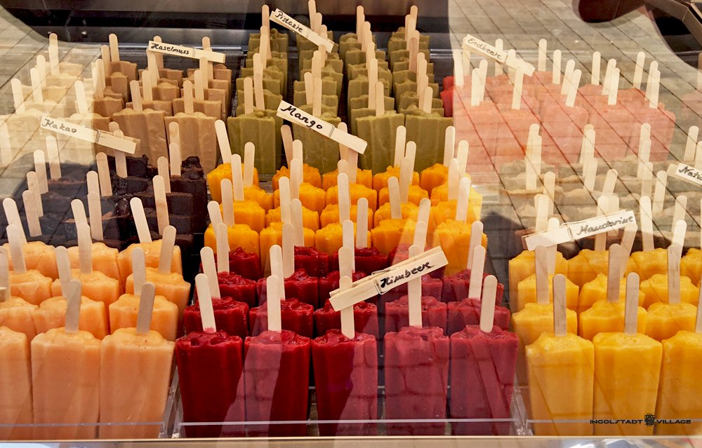 Enjoy a natural ice cream with our  Stecco stand full of gluten and lactose free summer treats! #ingolstadtvillage