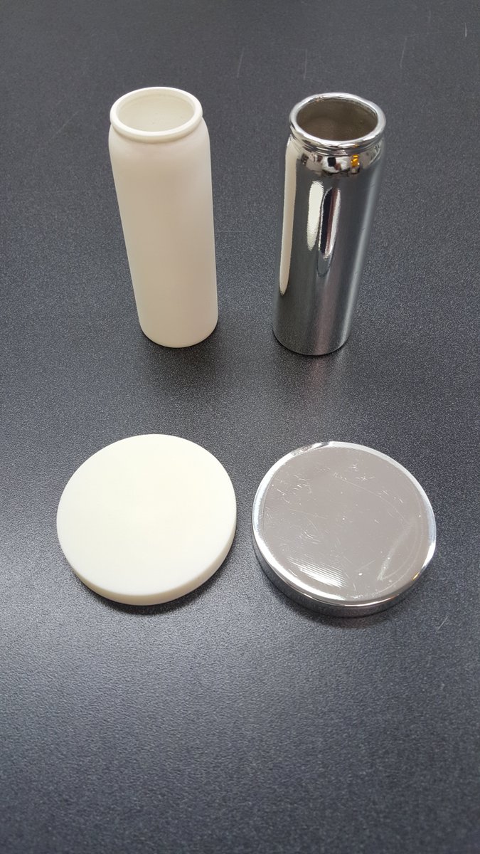 Printing3DParts's tweet photo. has mastered the process of chrome plating printed plastic. Consider all the possibilities #3dprinting #packaging https://t.co/0ncYMm812k