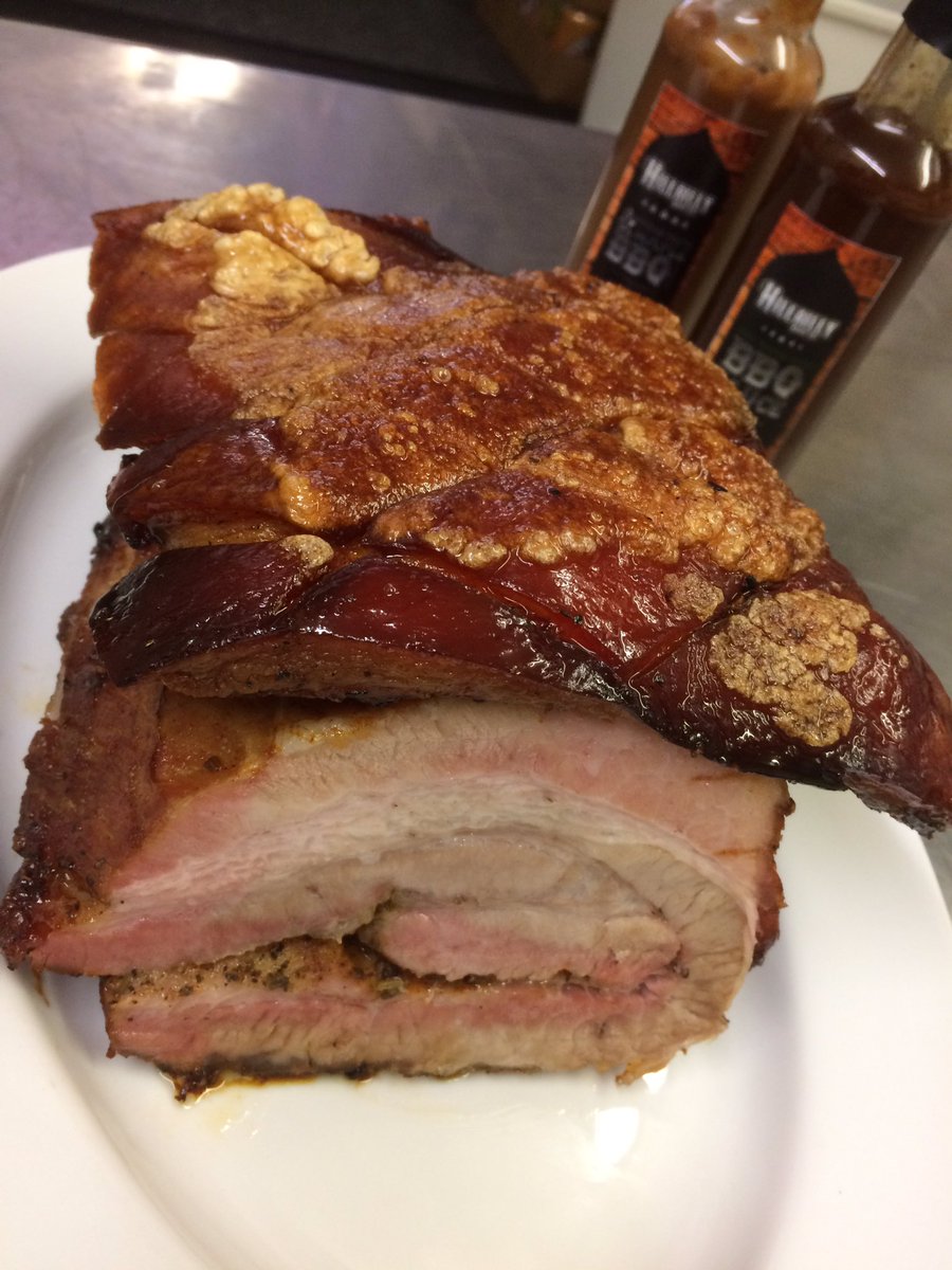 CaferockOla's tweet photo. Slow rosy pork belly with spiced apple or pecan &amp; maple BBQ sauce now being served tonight! Come get some. https://t.co/YP961ESURR