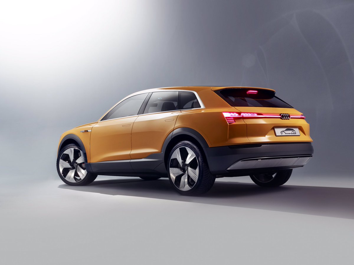 AudiUKPress's tweet photo. A glimpse into the future of the four rings - the #Audi h-tron quattro concept 
📷 @MitchPayne https://t.co/M1YOj3XpRb