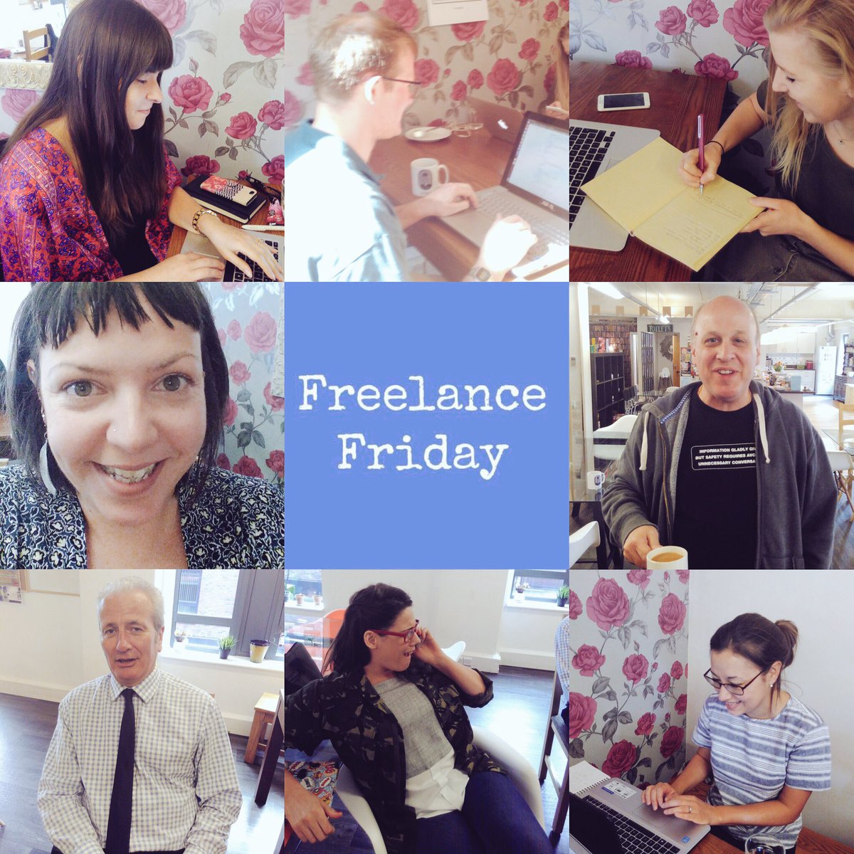Thanks to all that joined today @ZiferblatEdgeSt - here's some of the gang in action! 📸 #Freelancers #Manchester