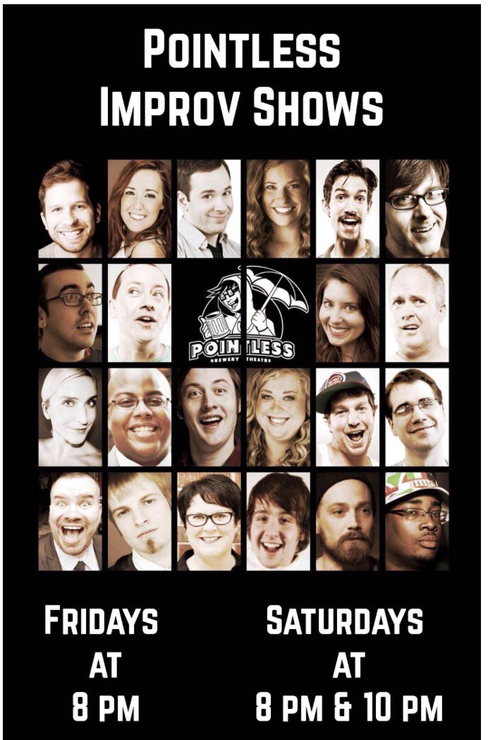 Fresh of their Chicago #Improv Fest tour, MATCH comes to our stage tonight! #AnnArbor #beer
