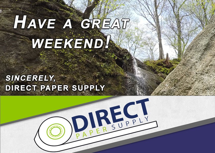 DirectPaperSupp's tweet image. Enjoy your weekend! If you run out of paper or need any supplies remember contact Direct Paper Supply! 248-298-0530