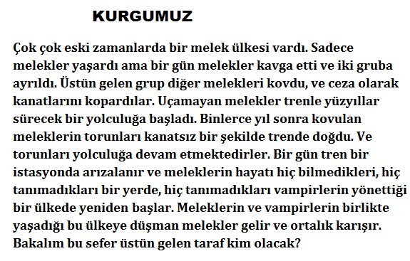 TrainOfAngels's tweet photo. Kurgu, kurallar ve karakterler: https://t.co/Lqi3MuweOH