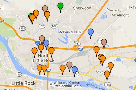 26 crime reports from this week just added to North Little Rock map. See where: arkansasonline.com/right2know/nlr… #ARcrime
