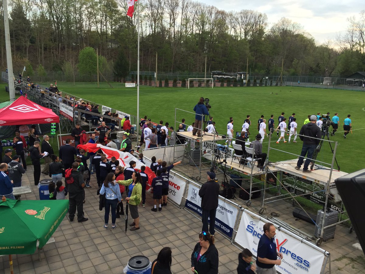 .<a href="/FCLondon/">FC London Soccer</a> in blue, <a href="/ProStarsFC/">ProStars FC</a> in white. #FCLvsPSFC #LdnOnt #L1O